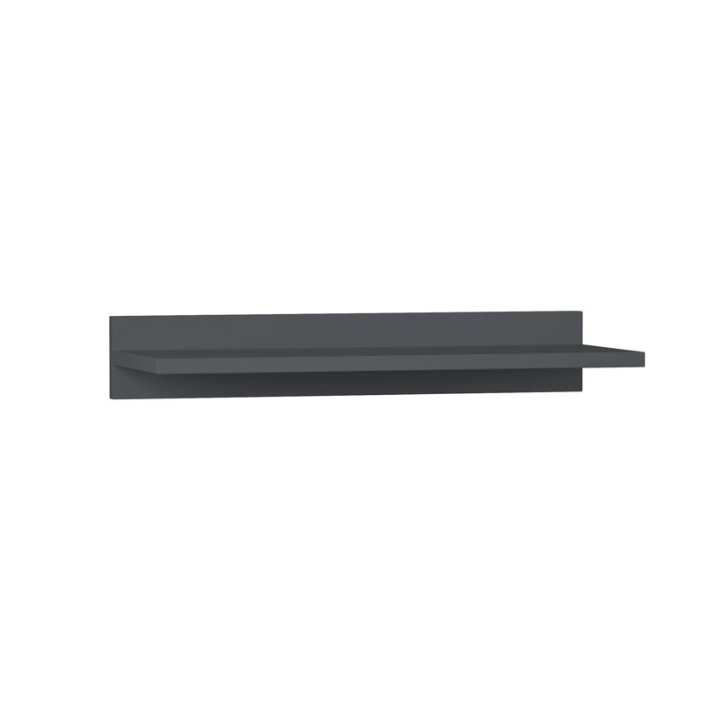 Tablette flottante Holt avec tablettes réglables, Anthracite