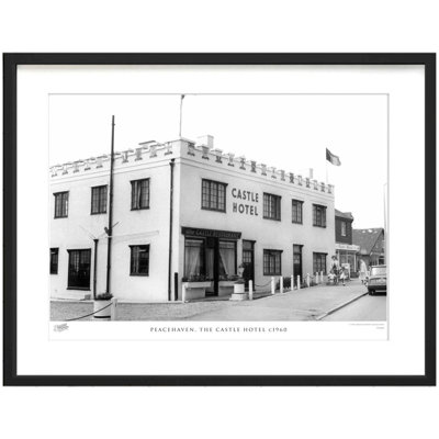 Peacehaven, the Castle Hotel C1960 1 Piece Single Picture Frame Wall Art