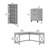Huckins 3 Piece Credenza Desk Office Set-422513973