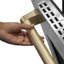 ZLINE Autograph 30 in. Helix Handle (Set of 1) for Paramount and Select Ranges in Champagne Bronze-218355922-218355926