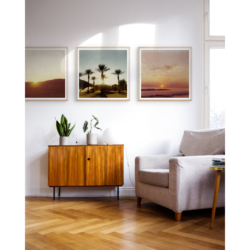 «Palm Trees» par Hope Bainbridge - impression d'un seul cadre photo sur papier, H 22 po x l 22 po