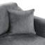 Canapé modulaire Canapé modulaire rembourré en chenille de 111,8 po avec repose-pieds de rangement mobile pour le salon-80829658