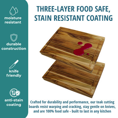 Planche à découper réversible EcoDecors certifiée FSC