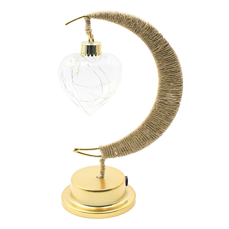 Veilleuse décorative à DEL en fer forgé