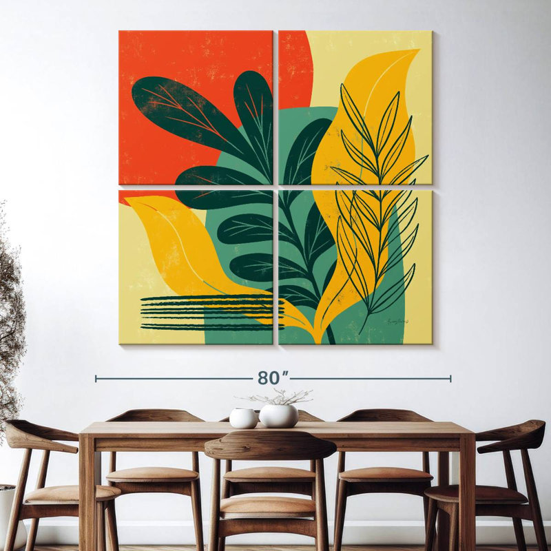 Harnek Mid-Century moderne III, H 74 po x l 74 po