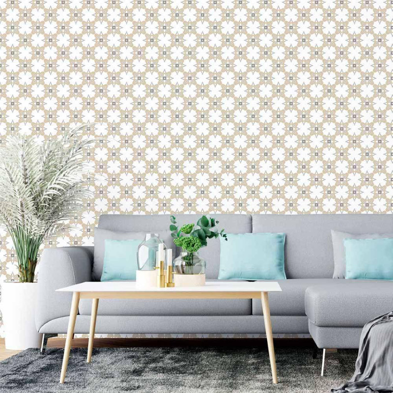 Abstract Geometric Peel & Stick Wallpaper N015179
