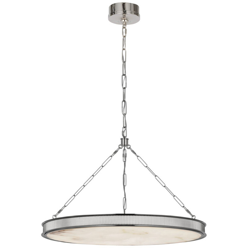 Matthew 3 - Light LED Chandelier, Polished Nickel