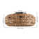Archer 20.25" 4-Light Coastal Bohemian 6-Speed Metal/Seagrass Mobile-App/Remote-Controlled Lantern LED Ceiling Fan