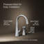 Graze Kitchen Sink Swing Spout Faucet With Sidespray-52985088