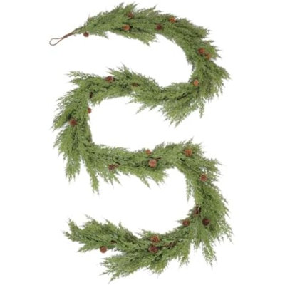 108 " Mixed Greenery Garland