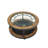 Deleon Wooden 1 Shelf Light Brown Coffee Table with Clock Top