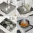 Laundry Sink 24 Inch - 24X18x12 Inch Undermount Laundry Utility Sink Deep Single Bowl 16 Gauge Stainless Steel Laundry Tub Sinks