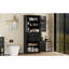 Armoire de rangement avec espace de rangement multifonctionnel, portes avec tablettes de rangement, 2 tiroirs, tablette réglable-997478964