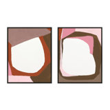 Ultra Violet Set Of 2 Print by Andrea Stokes