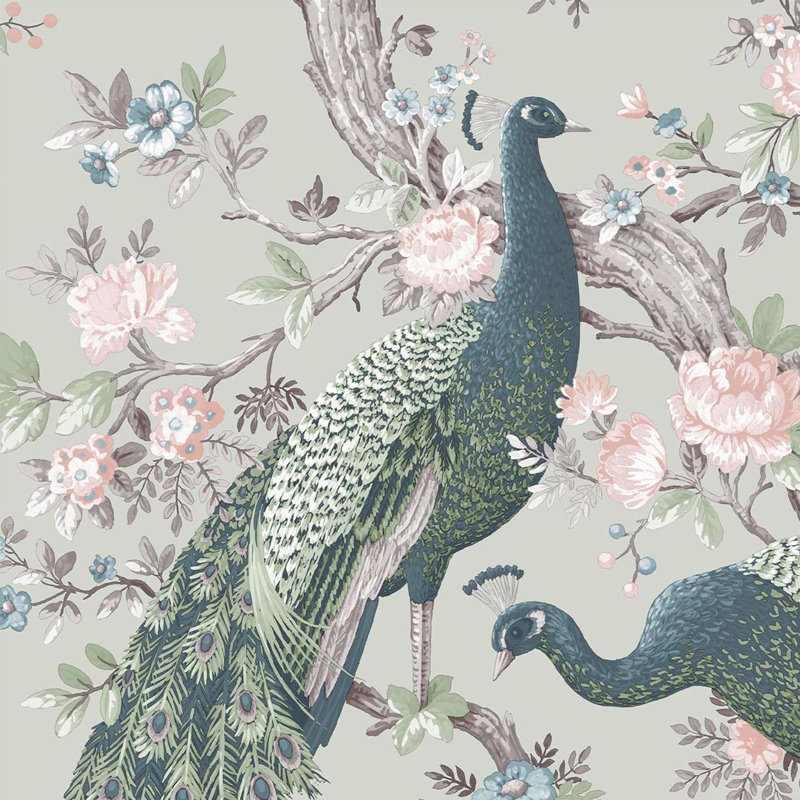 Laura Ashley Belvedere Sage Green Wallpaper