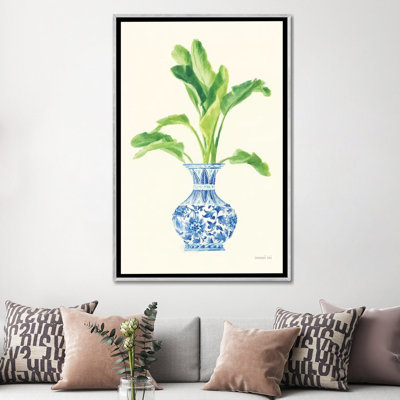 « Palm chinoiserie I » par Danhui nai, reproduction d’art