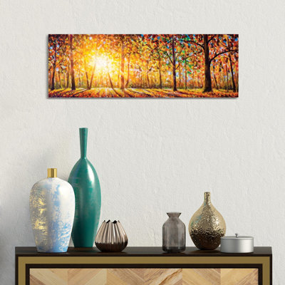 " Extra Wide Panorama Of Gorgeous Forest In Autumn " by Valery Rybakow