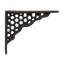 Small Honeycomb Cast Iron Shelf Bracket-1469562120