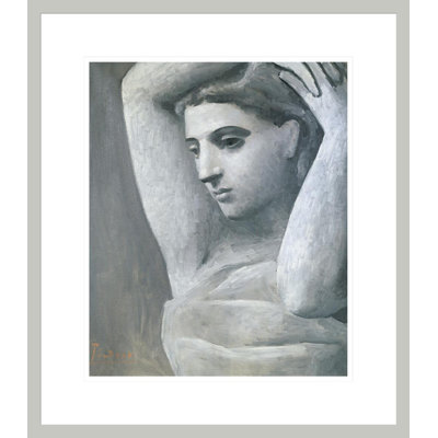 «Bust of a Woman Arms Raised Dinard Summer» par Pablo Picasso, impression giclée encadrée
