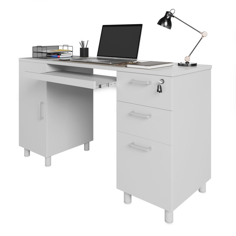 Alpheratz Computer Desk, White