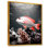 Impression sur toile monochrome, corail et poisson gris