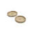 Round Manwood Serving Tray - 18" Rustic Brown Design For Stylish Entertaining