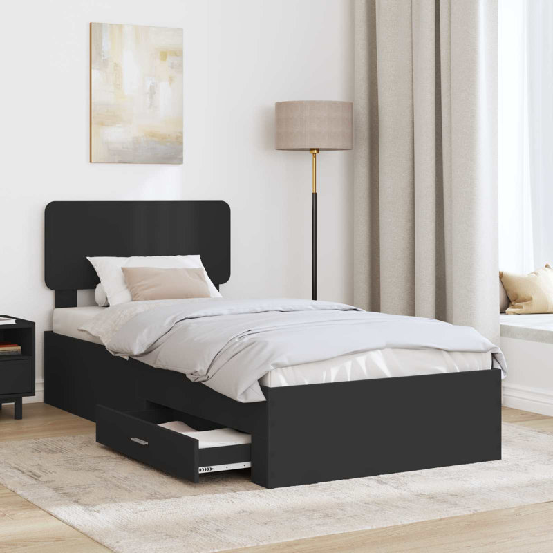 Bed, Small Single (2'6), Black