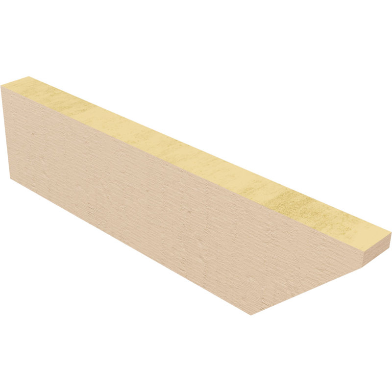 Queue de chevron Concord Woodgrain TimberThane, brun clair apprêté, H 6 po x l 24 po x P 2 po