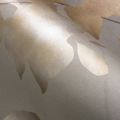 Afterglow Leaves Wall Mural