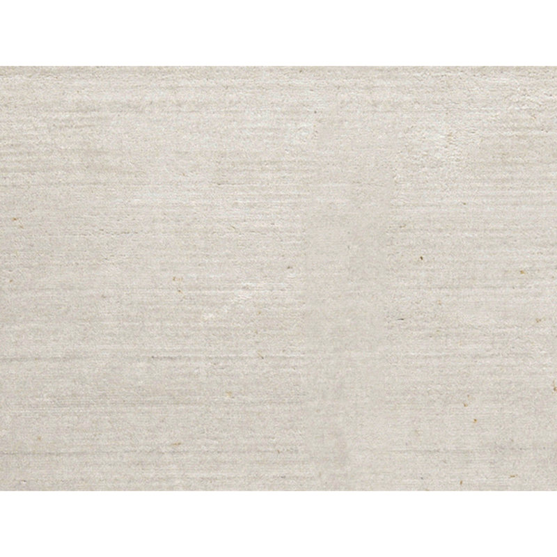 Hand-Knotted High-Quality White Area Rug