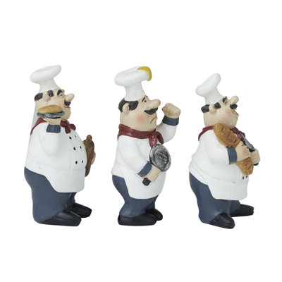Ensemble de 3 figurines en polystone Meriden