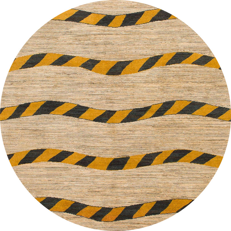 Dihein Indoor Rug, Round 3'
