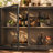 59" Wide Kitchen Pantry Cabinet with 3 Drawers and Open Shelves-566217544