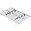 Auvent pour fenêtre 59 po x 34 po - Polycarbonate avec cantonnières en aluminium et chaleur et résistance