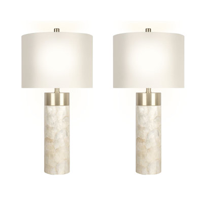 Luminous Shell Table Lamp - Soft Gold