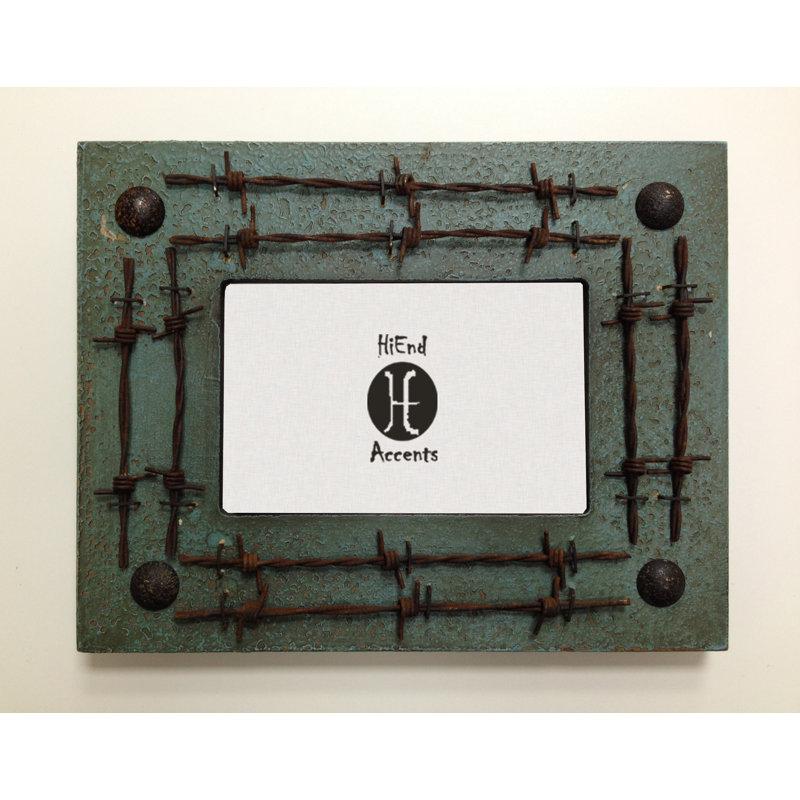 Cadre photo Barbwire, Turquoise