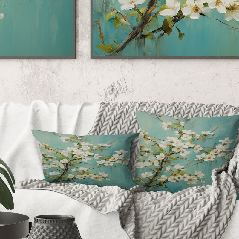 Coussin Apple Blossom Elegance Monochromatique XXI