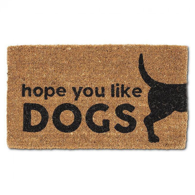 Paillasson graphique Hope You Like Dogs