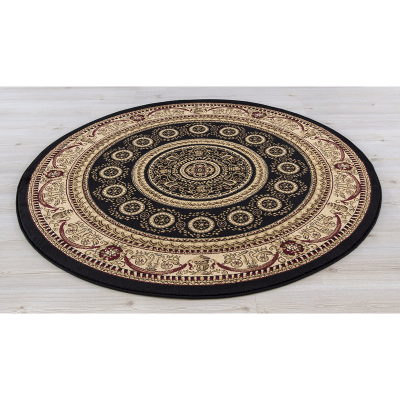 Edmont Oriental Indoor Rug, Round 5'3"
