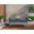 Navendra Fabric 7.29 in. Reception Loveseat