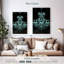 Lustre bleu Kerner-108250898