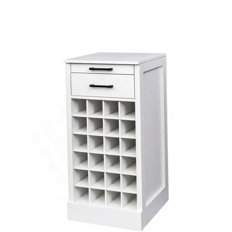 modular 24 wine bar cabinet Buffet Cabinet, White