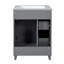 Meuble-lavabo moderne compact en bois massif