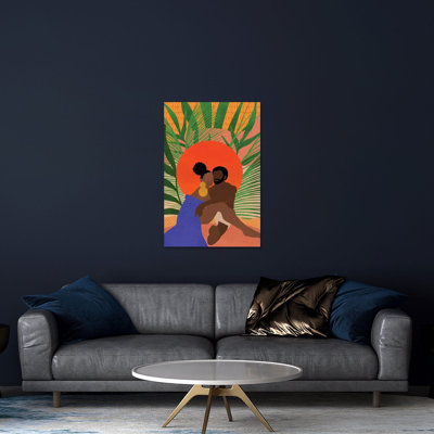 " Black Couple " Print