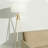 Levi Cream 61 In. Contemporary Tripod Led Floor Lamp With Gold Accent-126283188