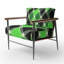 Fauteuil rembourré en mélange de polyester Toviah-135416764