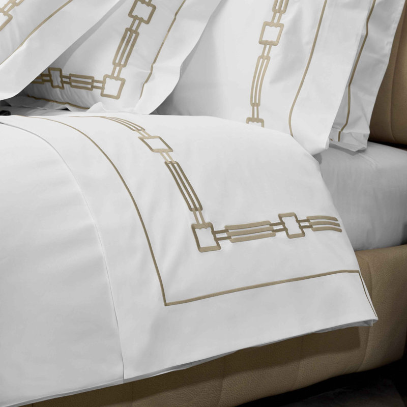 Retro Flat Sheet, King Flat Sheet, Taupe