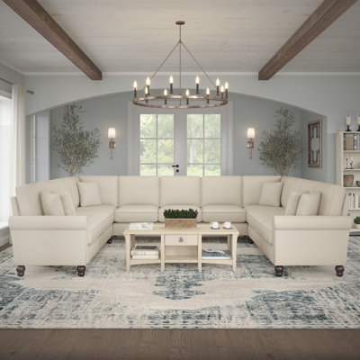 Atifah Upholstered U-Shaped Sectional Symmetrical