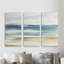 Brise de l’océan-ensemble de 3 reproductions d’art sur toile tendue-912412824