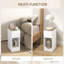 30cm W Engineered Wood Bedside Table